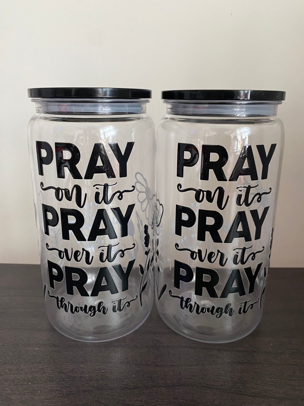 Pray Pray Pray Acrylic Tumbler